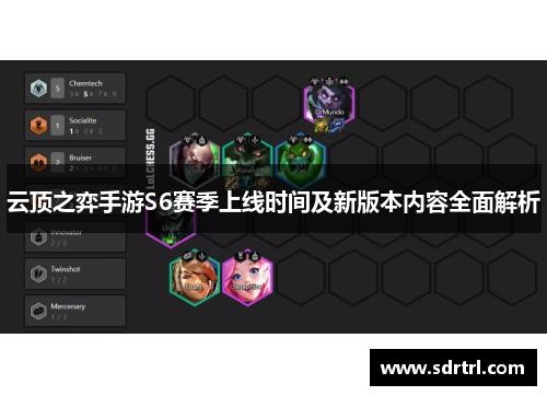 云顶之弈手游S6赛季上线时间及新版本内容全面解析